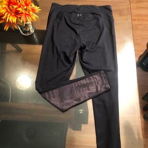GREY/BLACK UNDER ARMOUR LEGGINGS
